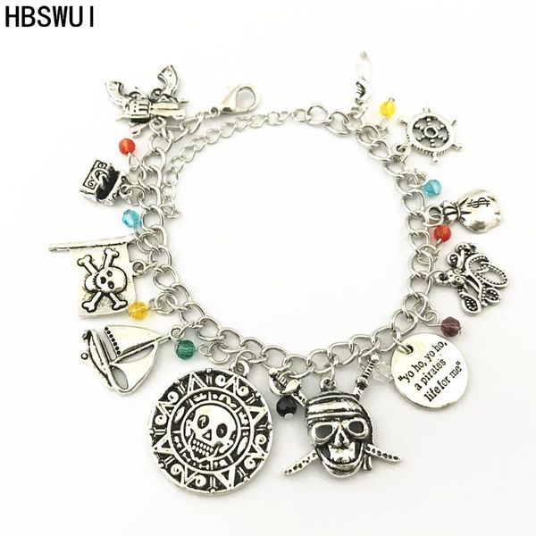 pirates of the caribbea charm bracelet classic anime movie fashion metal jewelry cosplay gifts for woman girl men, Golden;silver
pirates of the caribbea charm bracelet classic anime movie fashion metal jewelry cosplay gifts for woman girl men, Golden;silver