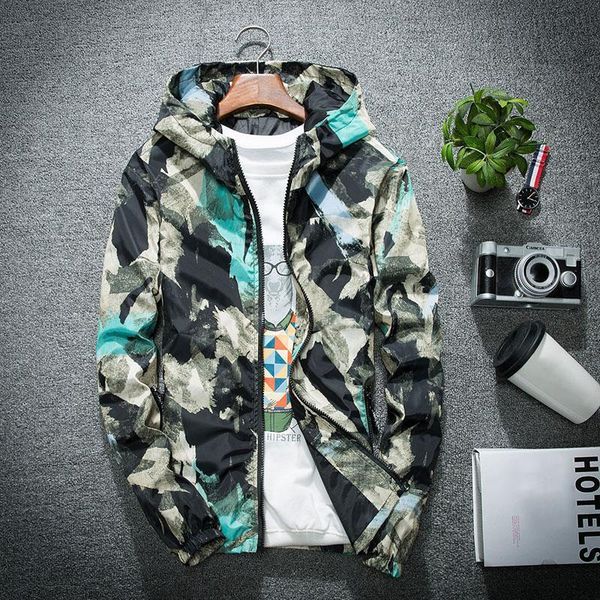 men bomber jacket thin slim long sleeve camouflage military jackets hooded 2019 windbreaker zipper outwear army brand clothing, Black;brown
men bomber jacket thin slim long sleeve camouflage military jackets hooded 2019 windbreaker zipper outwear army brand clothing, Black;brown