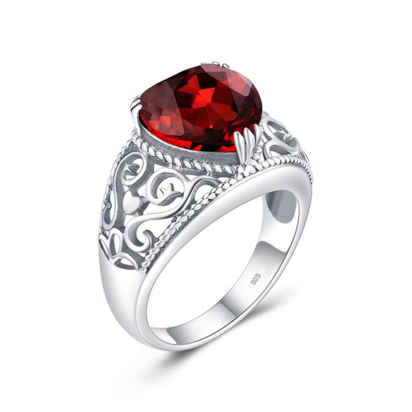silver rings for women genuine 925 sterling silver heart ring red garnet gemstones cute wedding party fine jewelry handmade 2020, Black
silver rings for women genuine 925 sterling silver heart ring red garnet gemstones cute wedding party fine jewelry handmade 2020, Black