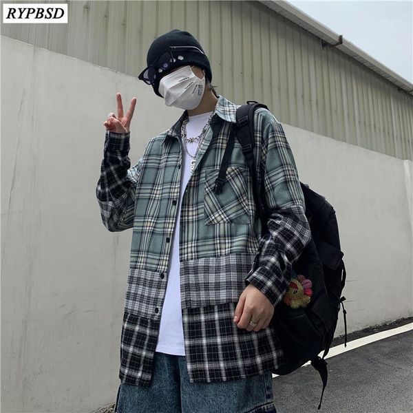 spring korean plaid shirt men oversized fashion casual loose long-sleeved single breasted hip hop patchwork shirt men harajuku1, White;black
spring korean plaid shirt men oversized fashion casual loose long-sleeved single breasted hip hop patchwork shirt men harajuku1, White;black