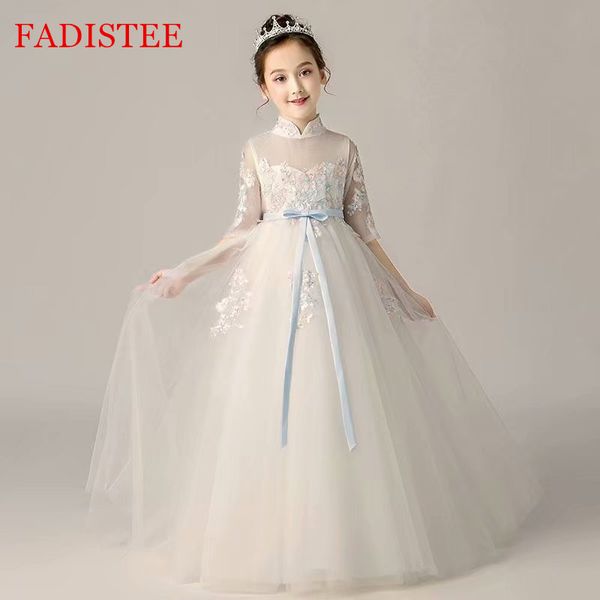 fadistee light blue floor-length tulle pretty flower girl dresses vestidos lace baby girl infant dress kids formal wear girls dress, White;blue
fadistee light blue floor-length tulle pretty flower girl dresses vestidos lace baby girl infant dress kids formal wear girls dress, White;blue