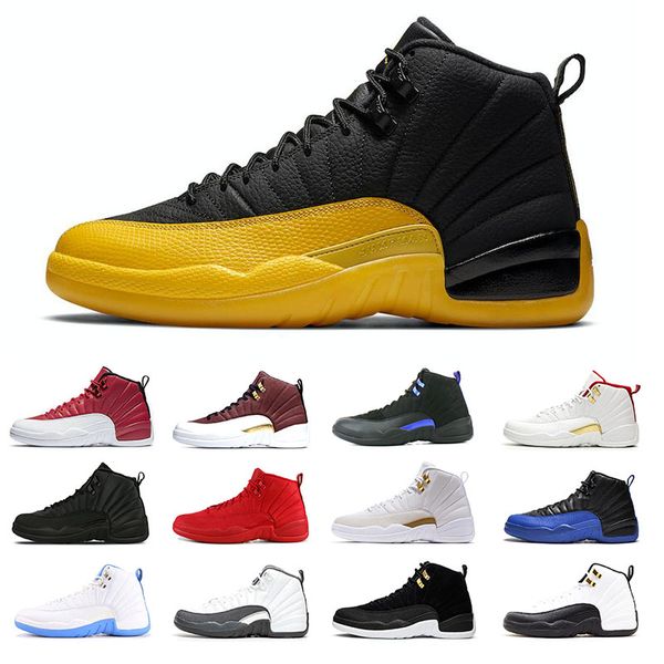 breathable 12 12s basketball shoes stone blue flu game university gold blue dark grey men sports sneakers size 713, Black
breathable 12 12s basketball shoes stone blue flu game university gold blue dark grey men sports sneakers size 713, Black