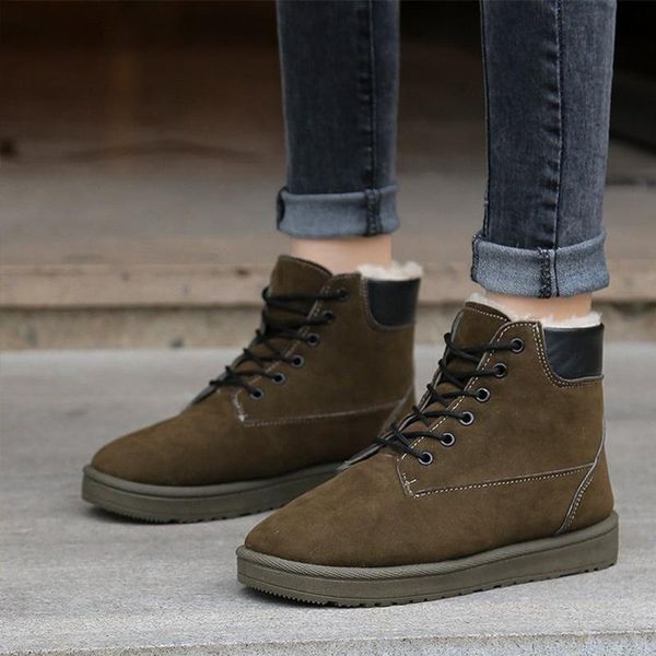 new fur snow boots women flat lace up warm short plush winter ankle boots fashion platform female casual shoes plus size, Black
new fur snow boots women flat lace up warm short plush winter ankle boots fashion platform female casual shoes plus size, Black