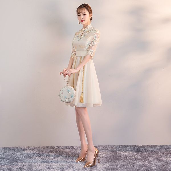 cheongsam dress dresscheongsam dressshort 2020 fashion new student sweet girl improved chinese style dress looks thin rs1p9, Black;gray
cheongsam dress dresscheongsam dressshort 2020 fashion new student sweet girl improved chinese style dress looks thin rs1p9, Black;gray