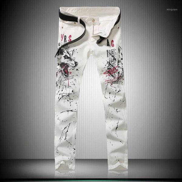 white skinny men jeans england style denim pants washed cotton casual jeans hand-painted pattern printed autumn thin trousers1, Blue
white skinny men jeans england style denim pants washed cotton casual jeans hand-painted pattern printed autumn thin trousers1, Blue