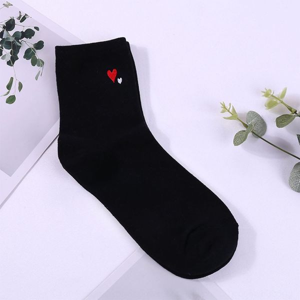 new all love embroidery medium tube female business leisure pure breathable sweat cotton cotton socks wicking socks sycxt, Black
new all love embroidery medium tube female business leisure pure breathable sweat cotton cotton socks wicking socks sycxt, Black