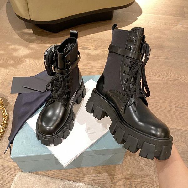 autumn winter thick bottom muffin motorcycle family shoes women's new boots british style pocket boots, Black
autumn winter thick bottom muffin motorcycle family shoes women's new boots british style pocket boots, Black