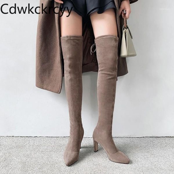 winter the new fashion pointed elastic force tall tube over the knee boots plus cashmere keep warm high heel women boots 34-431, Black
winter the new fashion pointed elastic force tall tube over the knee boots plus cashmere keep warm high heel women boots 34-431, Black
