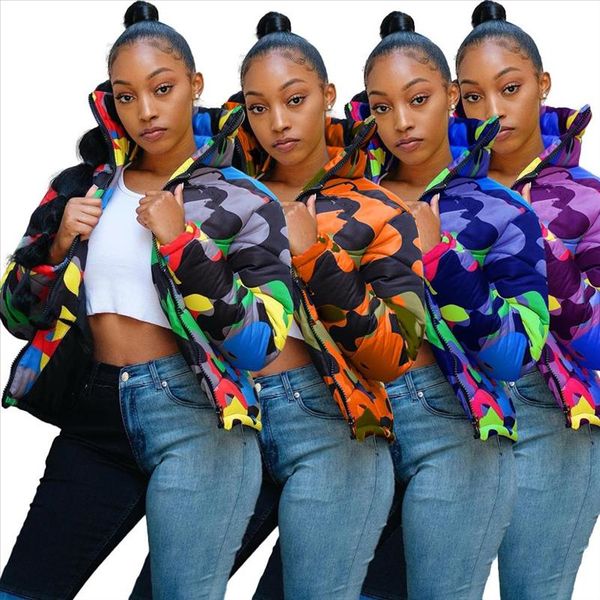 casual women coats zippers pockets camouflage jacket turn down collar velvet overcoat plus size high street outdoor wears, Black;brown
casual women coats zippers pockets camouflage jacket turn down collar velvet overcoat plus size high street outdoor wears, Black;brown