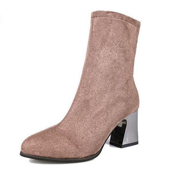 women's boots 2020 autumn pointed toe socks boots high heel all-match elastic single, Black
women's boots 2020 autumn pointed toe socks boots high heel all-match elastic single, Black