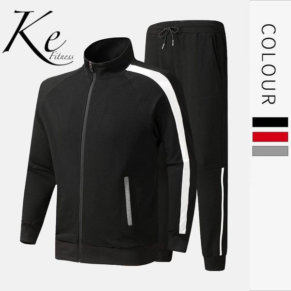 ke sports suit casual autumn black red grey jacket trousers two-piece suit plus size tracksuit men sports set women, White;black
ke sports suit casual autumn black red grey jacket trousers two-piece suit plus size tracksuit men sports set women, White;black