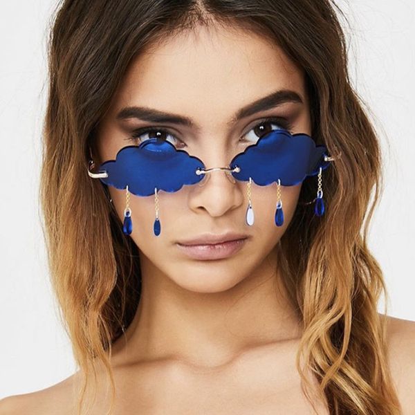 new sunglasses women's pendant cloud sunglasses women's fashion personality party funny ocean piece dance sunglasses, White;black
new sunglasses women's pendant cloud sunglasses women's fashion personality party funny ocean piece dance sunglasses, White;black