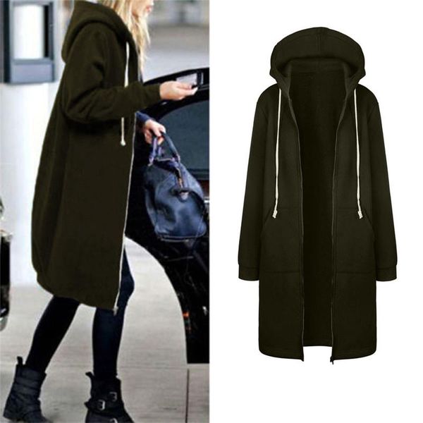 women's jackets fashion women harajuku style loose hoodies females long solid color hooded womens bf korean female pullover studentsn1, Black;brown
women's jackets fashion women harajuku style loose hoodies females long solid color hooded womens bf korean female pullover studentsn1, Black;brown