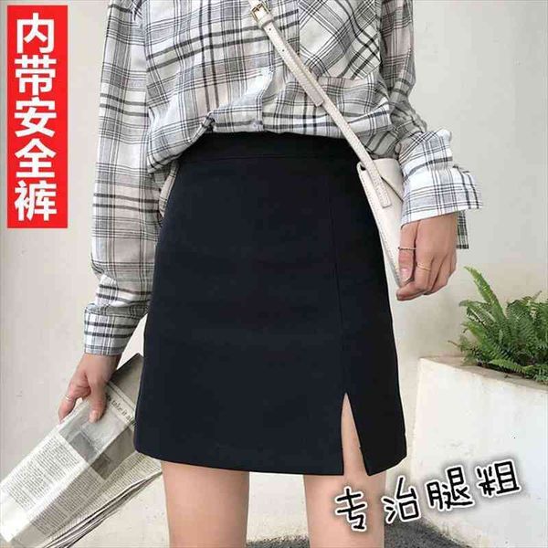 womens skirt spring summer high waist slimming a- line skirt short korean style professional student black slit slim fit
womens skirt spring summer high waist slimming a- line skirt short korean style professional student black slit slim fit