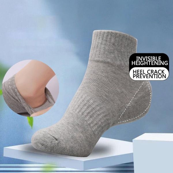 women men silicone gel invisible increase insole sock inner heel pad foot massage hard-wearing anti-slip insoles 2-3.5cm, Black
women men silicone gel invisible increase insole sock inner heel pad foot massage hard-wearing anti-slip insoles 2-3.5cm, Black