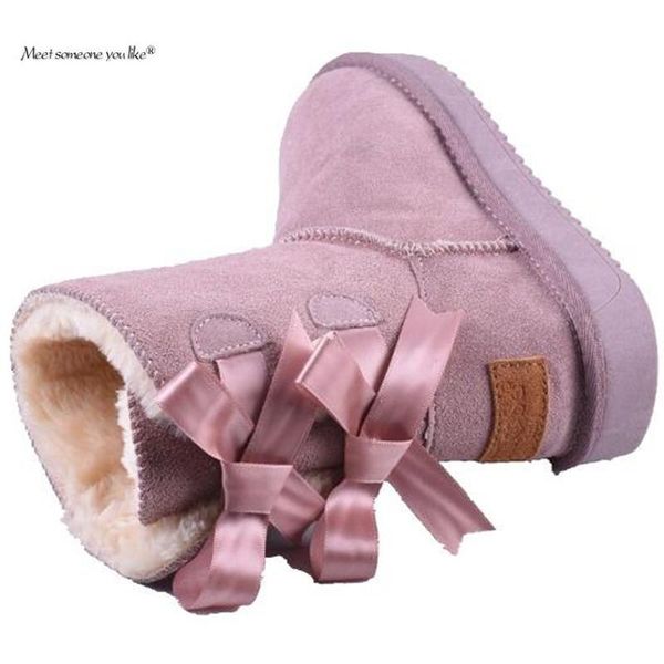 winter snow boots women mid-tube women's boots plus velvet thickening bowknot leather non-slip warm short princess shoes, Black
winter snow boots women mid-tube women's boots plus velvet thickening bowknot leather non-slip warm short princess shoes, Black