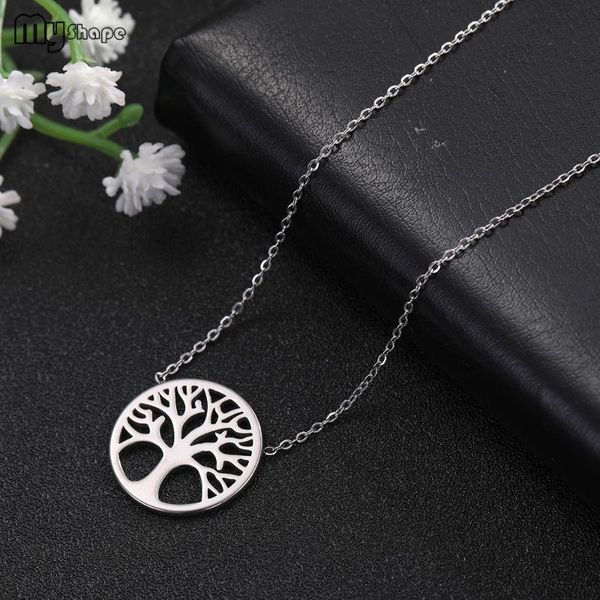 chains my shape family tree stainless steel pendant necklace lucky plant choker necklaces festival jewelry anniversary gifts, Silver
chains my shape family tree stainless steel pendant necklace lucky plant choker necklaces festival jewelry anniversary gifts, Silver
