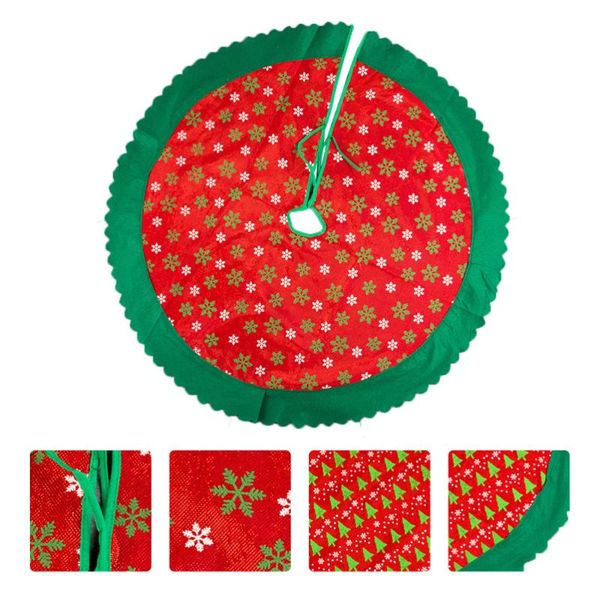 2pcs xmas tree skirt tree skirt mat bottom cover xmas dress accessory for party store
2pcs xmas tree skirt tree skirt mat bottom cover xmas dress accessory for party store