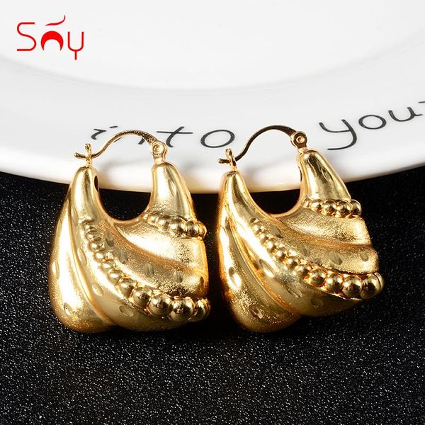 sunny jewelry fashion jewelry 2020 new design hoop earrings for women trendy for party wedding findings, Golden;silver
sunny jewelry fashion jewelry 2020 new design hoop earrings for women trendy for party wedding findings, Golden;silver