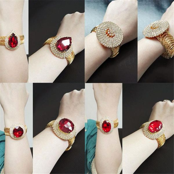 bangle gold plated spring round heart-shaped oval love smiling face full diamond ruby open bracelet b241, Black
bangle gold plated spring round heart-shaped oval love smiling face full diamond ruby open bracelet b241, Black