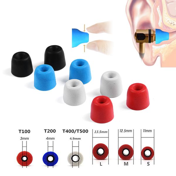 1pair soft memory foam earbuds earmuffs t100/t200/t300/t400 s/m/l sizes noise isolation eartips for in-ear earphone accessories
1pair soft memory foam earbuds earmuffs t100/t200/t300/t400 s/m/l sizes noise isolation eartips for in-ear earphone accessories