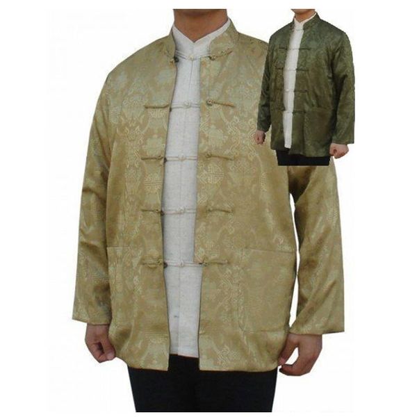 men's jackets gold green reversible satin jacket two-sided wear tang suit chinese vintage coat size m xl xxl xxxl wn010, Black;brown
men's jackets gold green reversible satin jacket two-sided wear tang suit chinese vintage coat size m xl xxl xxxl wn010, Black;brown