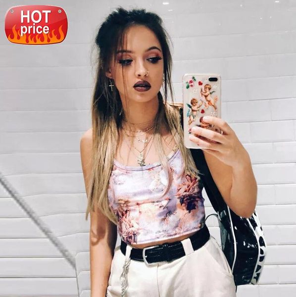 hirigin 2019 stylish brand new women angel printed vest bra crop blouse backless tube spaghetti strappy bandeau stretch #gq14, White
hirigin 2019 stylish brand new women angel printed vest bra crop blouse backless tube spaghetti strappy bandeau stretch #gq14, White