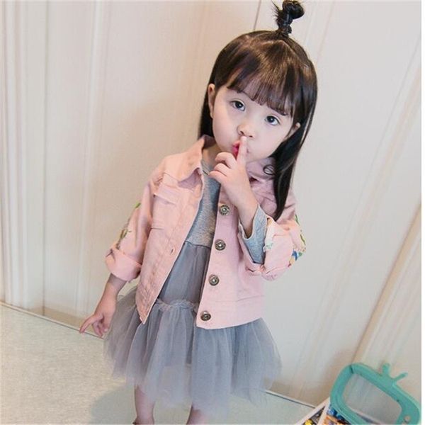 embroidery kids baby girl jeans outerwear coat denim jacket outfits children girls clothes wholesale 1 2 3 years 1029, Blue;gray
embroidery kids baby girl jeans outerwear coat denim jacket outfits children girls clothes wholesale 1 2 3 years 1029, Blue;gray