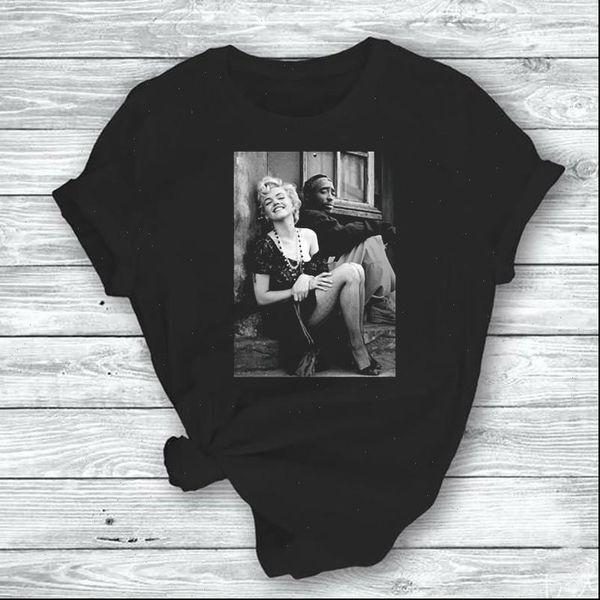 tupac and marilyn monroe harajuku t shirt women ullzang vintage 90s aesthetic t shirt korean style tshirt tees female, White
tupac and marilyn monroe harajuku t shirt women ullzang vintage 90s aesthetic t shirt korean style tshirt tees female, White