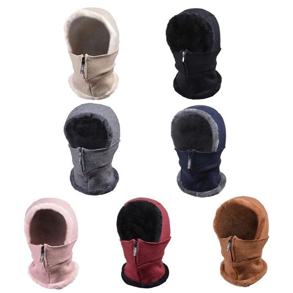 women winter knit balaclava beanie hat zipper up face mask plush lined cap scarf m2eb
women winter knit balaclava beanie hat zipper up face mask plush lined cap scarf m2eb
