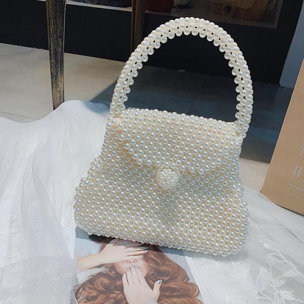 shoulder bags women's pearls bag acrylic beaded totes party retro vintage handbag white clutch wholesale drop
shoulder bags women's pearls bag acrylic beaded totes party retro vintage handbag white clutch wholesale drop