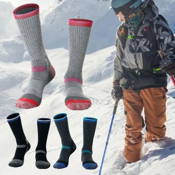 1 pair winter thermal thickened sports snowboarding skiing long socks sports snowboarding skiing long socks1, Black
1 pair winter thermal thickened sports snowboarding skiing long socks sports snowboarding skiing long socks1, Black