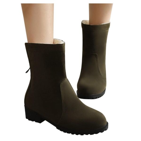 new boots women winter outdoor keep warm fur boots waterproof women's snow thick heel with round head zipper short boot, Black
new boots women winter outdoor keep warm fur boots waterproof women's snow thick heel with round head zipper short boot, Black