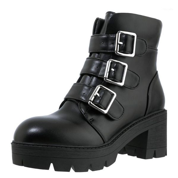 boots tpr transparent sole metal belt buckle ankle pu thick-heeled thick-soled winter warm short flat-heeled women's shoes1, Black
boots tpr transparent sole metal belt buckle ankle pu thick-heeled thick-soled winter warm short flat-heeled women's shoes1, Black