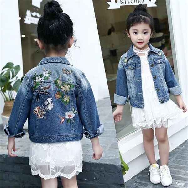 jackets spring autumn girls denim child jean jacket baby flowers butterfly children cowboy casual outwear kids coat 6-15t, Blue;gray
jackets spring autumn girls denim child jean jacket baby flowers butterfly children cowboy casual outwear kids coat 6-15t, Blue;gray