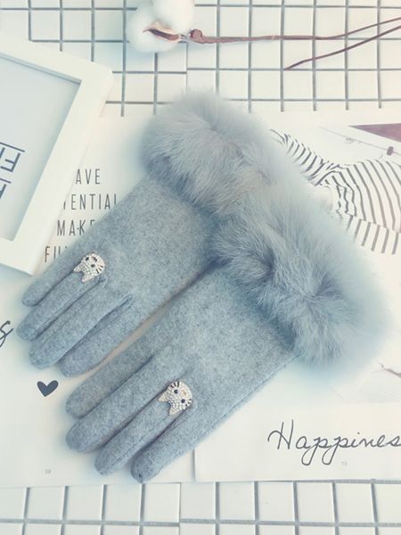 winter female rabbit hair plush cashmere lovely warm touch screen wool student cycling cold proof gloves, Blue;gray
winter female rabbit hair plush cashmere lovely warm touch screen wool student cycling cold proof gloves, Blue;gray