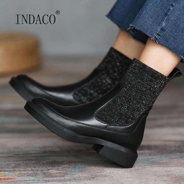 2020 boots women winter genuine leather short boots round toe black fashion patchwork shoes autumn
2020 boots women winter genuine leather short boots round toe black fashion patchwork shoes autumn