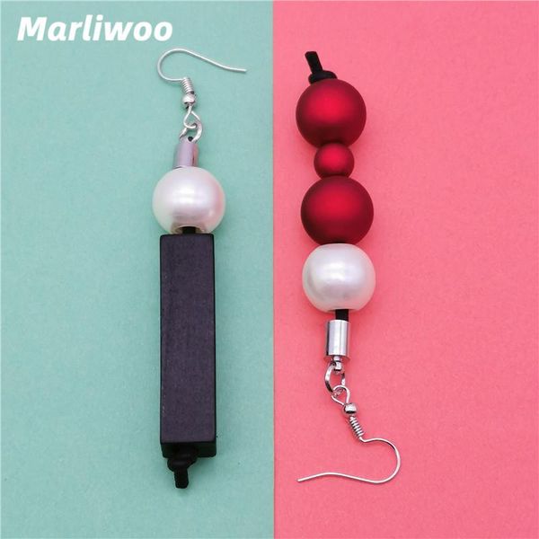 marliwoo new designer handmade earrings a pair of different earrings wood jewelry women drop earring strange jewellery gift boho, Silver
marliwoo new designer handmade earrings a pair of different earrings wood jewelry women drop earring strange jewellery gift boho, Silver