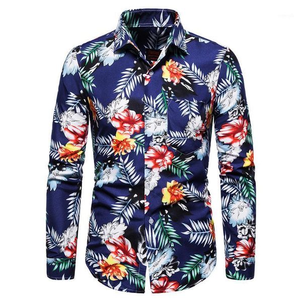 fashion shirts for men long sleeve floral print shirt autumn shirts men dress camisa button lapels collar male turn down collar1, White;black
fashion shirts for men long sleeve floral print shirt autumn shirts men dress camisa button lapels collar male turn down collar1, White;black