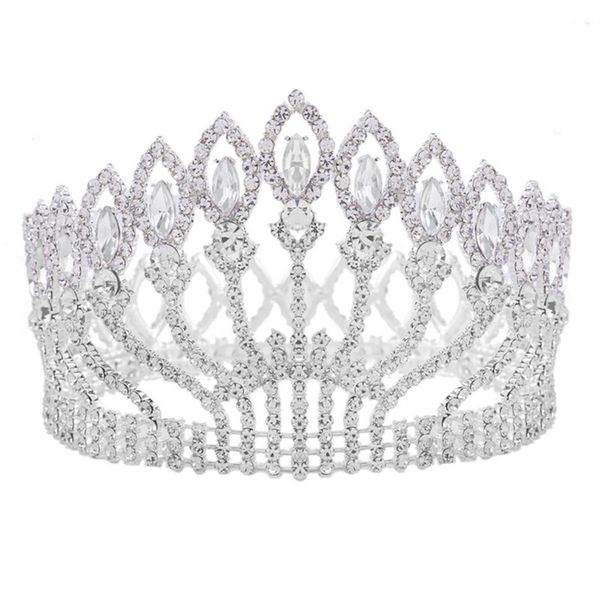 luxurious sparkling crystal baroque queen king wedding tiara crown pageant prom diadem headpiece bridal hair jewelry accessories y200409, Slivery;golden
luxurious sparkling crystal baroque queen king wedding tiara crown pageant prom diadem headpiece bridal hair jewelry accessories y200409, Slivery;golden
