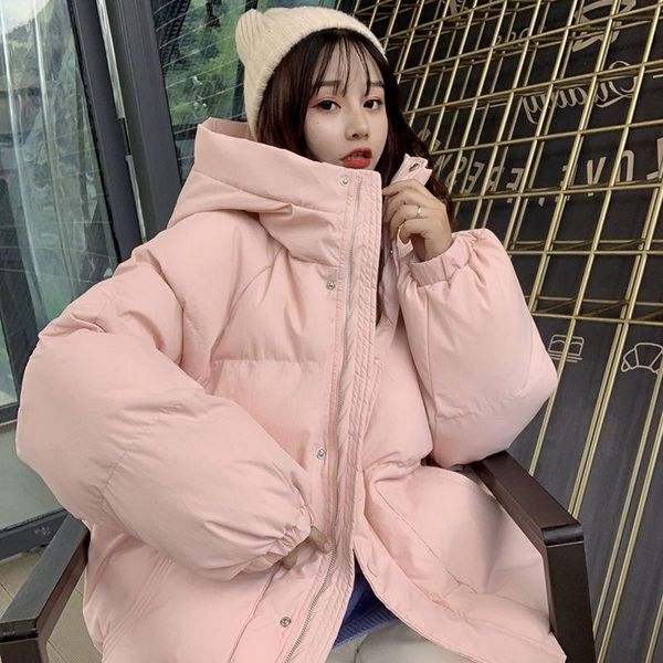 women's down & parkas pink oversize women coat bf style hooded warm winter jacket cotton padded puffer loose plus size thick c6630, Black
women's down & parkas pink oversize women coat bf style hooded warm winter jacket cotton padded puffer loose plus size thick c6630, Black