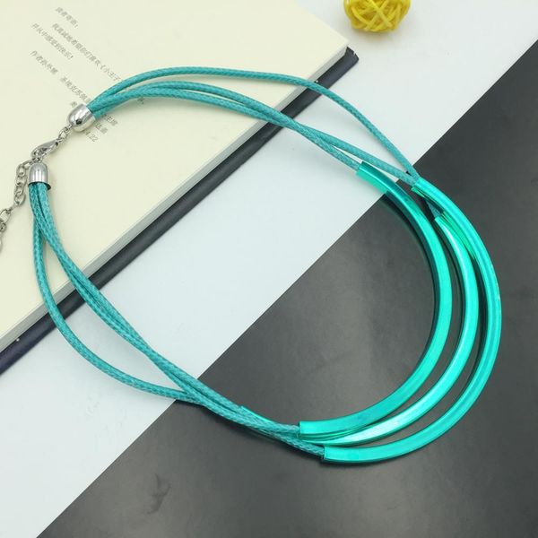 этнический зеленый многослойной choker ожерелья богемского себе rope chain медь трубы ожерелье для женщин воротник ювелирные изделия миссис, Silver
этнический зеленый многослойной choker ожерелья богемского себе rope chain медь трубы ожерелье для женщин воротник ювелирные изделия миссис, Silver