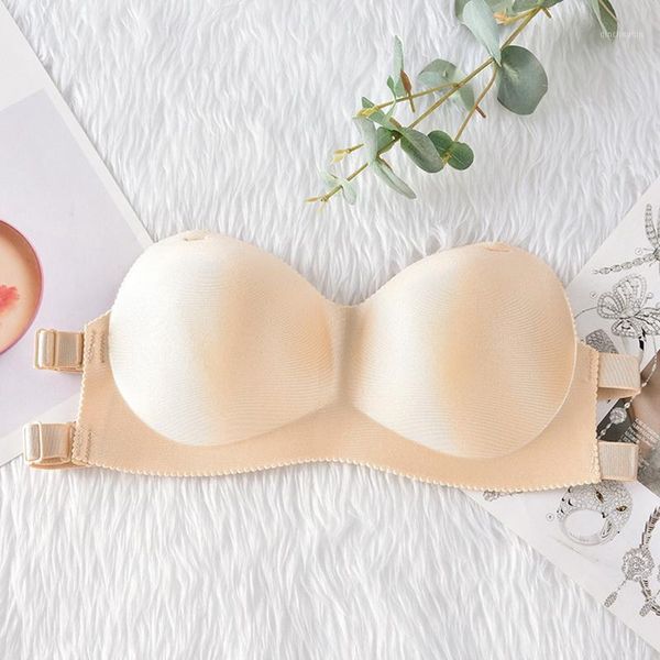 strapless bra women back beauty push up bra wireless lingerie backless fashion underwear solid padded bralette 20201, White;black
strapless bra women back beauty push up bra wireless lingerie backless fashion underwear solid padded bralette 20201, White;black