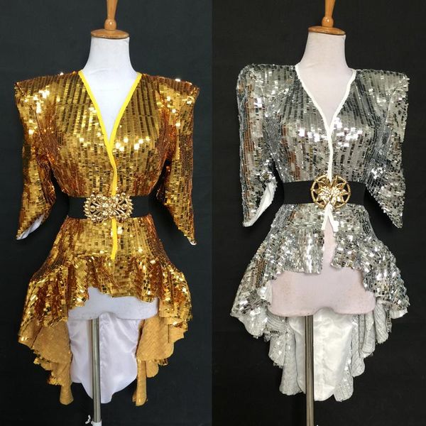 sparkly sequin gold dress women singer stage costume american clothing evening tuxedo silver gogo dance costume party dress 2426, Black;red
sparkly sequin gold dress women singer stage costume american clothing evening tuxedo silver gogo dance costume party dress 2426, Black;red