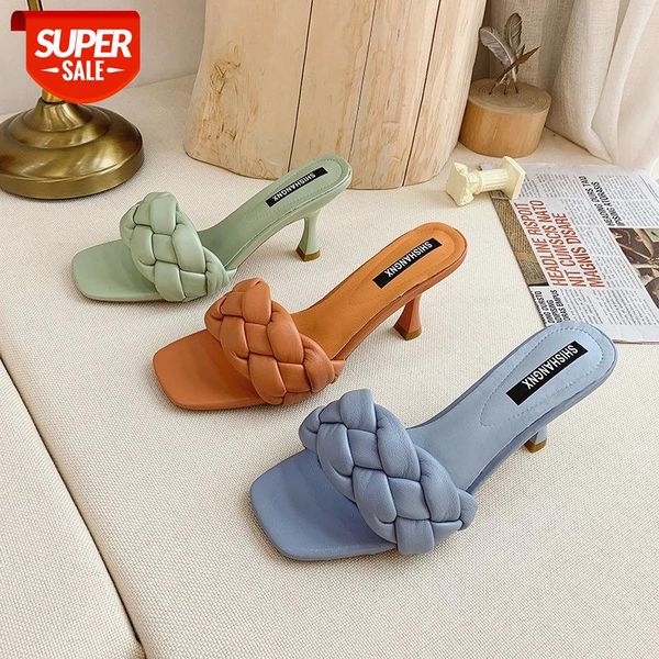 hkxn 2020 summer fashion fine heel woven shallow mouth women's shoes square head casual open-toe high-heeled slippers t #e38q, Black
hkxn 2020 summer fashion fine heel woven shallow mouth women's shoes square head casual open-toe high-heeled slippers t #e38q, Black