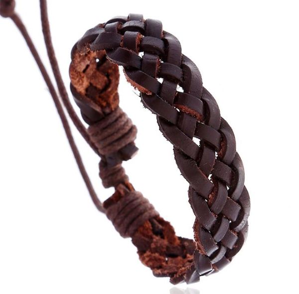man woman bracelet 15mm 100% genuine leather bracelet nightclub hip hop hand woven weave cowhide wax thread bracelet, Black
man woman bracelet 15mm 100% genuine leather bracelet nightclub hip hop hand woven weave cowhide wax thread bracelet, Black