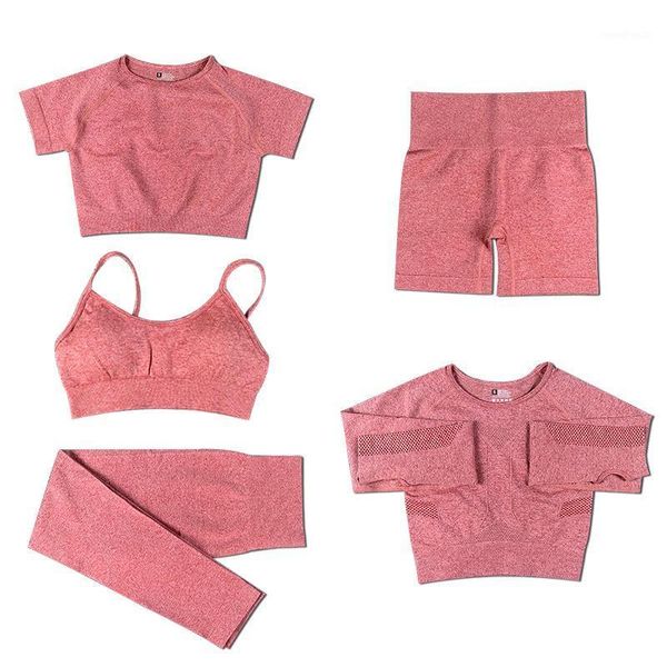 yoga outfits seamless women set workout sportswear gym clothing fitness long sleeve crop high waist leggings sports suits1, White;red
yoga outfits seamless women set workout sportswear gym clothing fitness long sleeve crop high waist leggings sports suits1, White;red