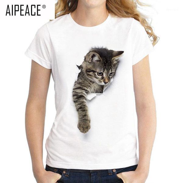 aipeace summer women t-shirt female three-dimensional cat print t-shirt women white fashion casual ladies print loose tees1
aipeace summer women t-shirt female three-dimensional cat print t-shirt women white fashion casual ladies print loose tees1