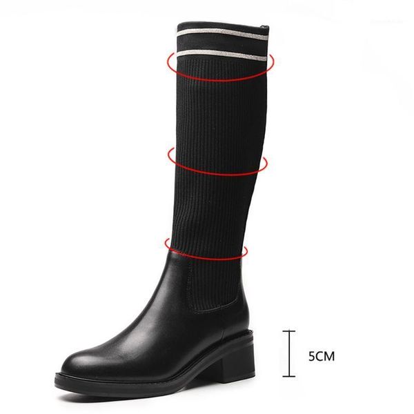 boots lovirs women knee-high knitted round toe slimming zipper elastic long shoes plus size 34-431, Black
boots lovirs women knee-high knitted round toe slimming zipper elastic long shoes plus size 34-431, Black