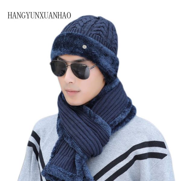 beanies men warm beanie hat scarf set thicken velvet winter fashion snow knitted wool plush ear protectors wrap sets cap
beanies men warm beanie hat scarf set thicken velvet winter fashion snow knitted wool plush ear protectors wrap sets cap